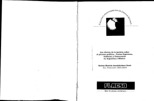 Los efectos de la justicia sobre el proceso político...Cortes