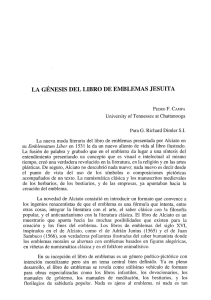 La génesis del libro de emblemas jesuita