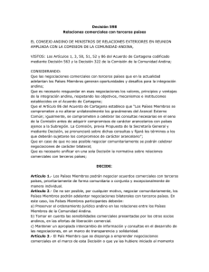 Decisión 598 del Consejo Andino de Ministros de