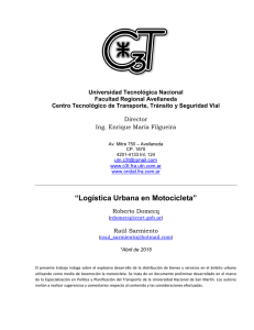 Logística Urbana en Motocicleta - C3T | Centro Tecnológico de