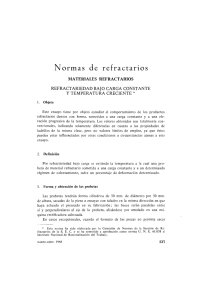 Normas de refractarios - Boletines Sociedad de Cerámica y Vidrio