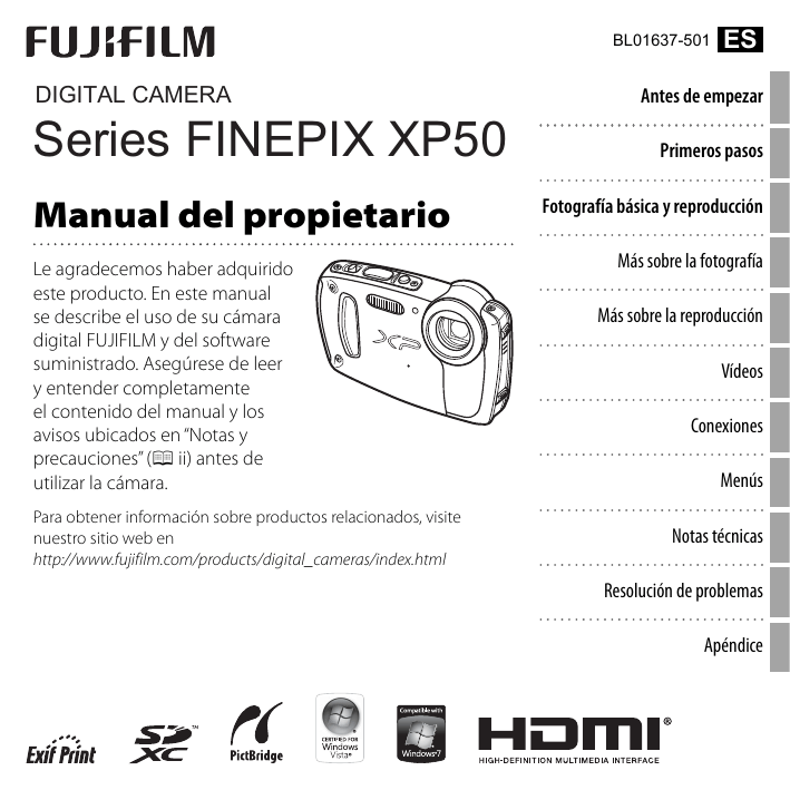 FINEPIX XP50 Series