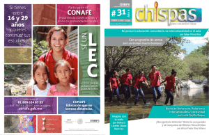 Revista: Chispas No. 31 - Consejo Nacional de Fomento Educativo