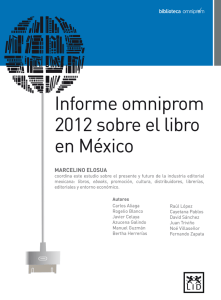 Informe omniprom 2012 sobre el libro en México