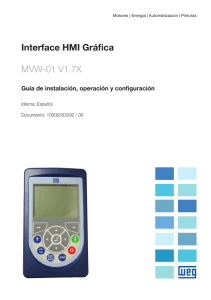 Interface HMI Gráfica MVW-01 V1.7X