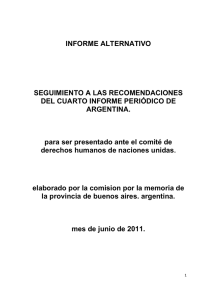 Informe 2011 - Comisión Provincial por la Memoria