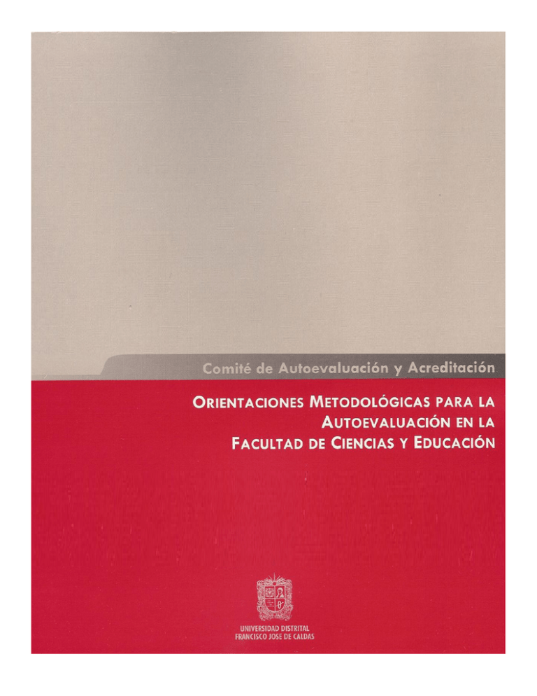 Orientaciones Metodologicas Para La Autoevaluacion II