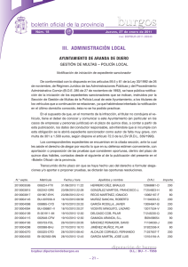 Anuncio 201100343 - Boletín Oficial de la Provincia de Burgos