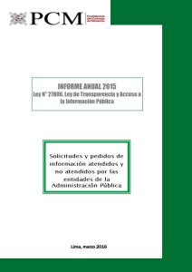 informe anual 2015