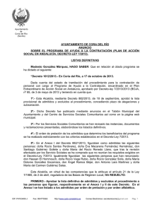 Decreto Alcald&iacute;a de 17/10/2013 - Ayuntamiento de Coria del R&iacute;o