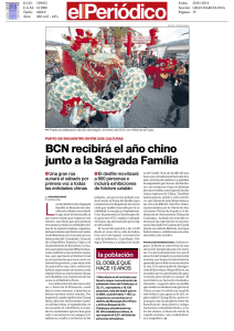BCN recibirá el año chino junto a la Sagrada Família