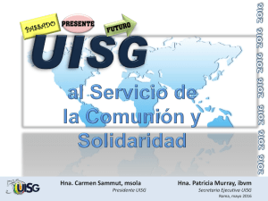 Diapositiva 1 - International Union Superiors General