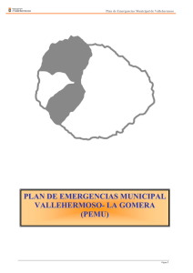 Plan de Emergencias Municipal - Ayuntamiento de Vallehermoso