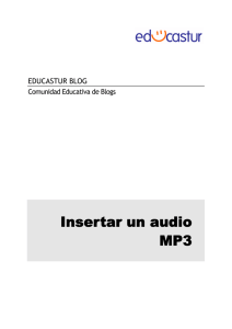 Insertar un audio MP3 - Blog