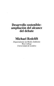 Michael Redclift - Ministerio de Agricultura, Alimentación y Medio