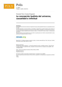 La concepción budista del universo, causalidad e infinitud