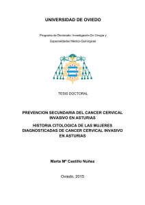 PREVENCION SECUNDARIA DEL CANCER CERVICAL INVASIVO