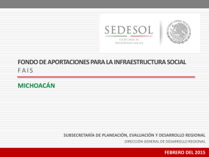 fondo de aportaciones para la infraestructura social fais 2014.