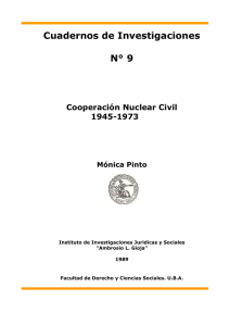 Cooperación nuclear civil 1945-1973