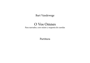 O Vos Omnes - Bart Vandewege