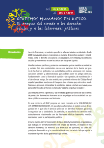 derechos humanos en riesgo. - Institut de Drets Humans de Catalunya