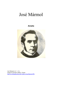Mármol, Jose – Amalia - Literatura Latinoamericana I