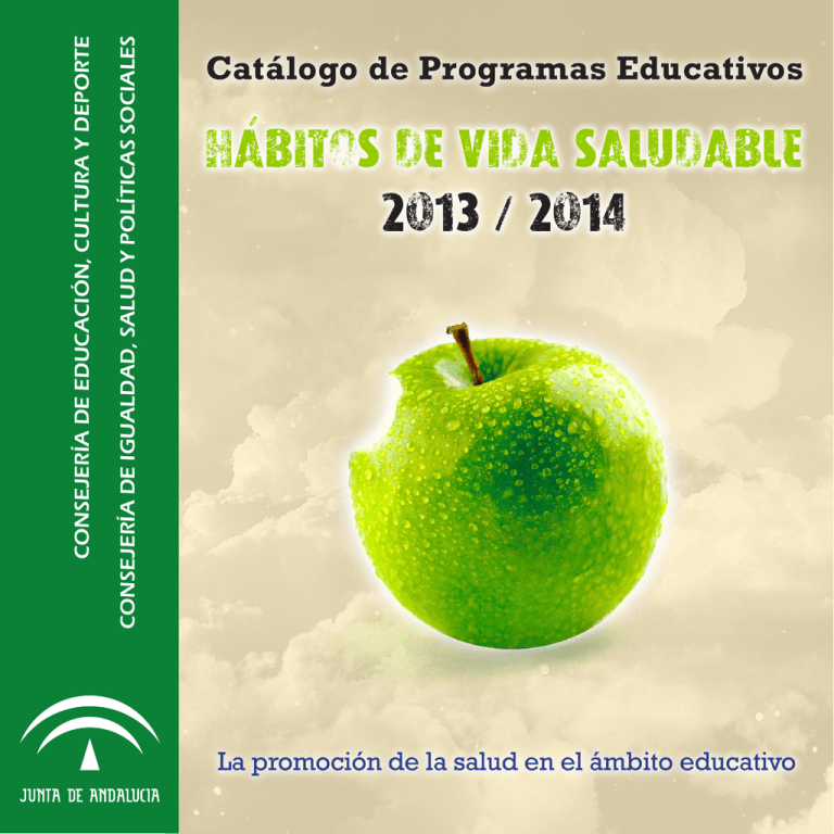 Catálogo De Programas Educativos. Hábitos De Vida Saludable