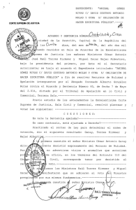 Cmco. Cmco. - Corte Suprema de Justicia del Paraguay