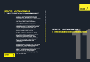 informe 2011 amnistía internacional el estado de los derechos