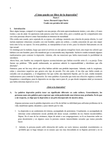 ¿Cómo puedo ser libre de la depresión?