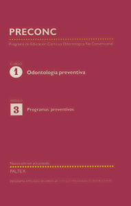 Curso I Odontologia preventiva. Modulo 3 Medidas y programas