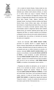 12 de febrero - Supremo Tribunal de Justicia del Estado de Sinaloa