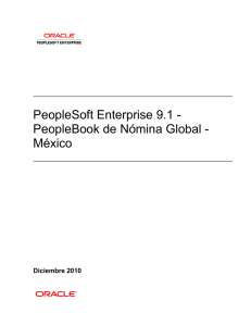 PeopleSoft Enterprise 9.1 - PeopleBook de Nómina Global