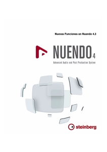 Nuevas Funciones en Nuendo 4.3