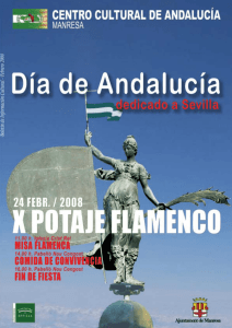 1 Centro Cultural de Andalucía en Manresa X Potaje Flamenco 2008