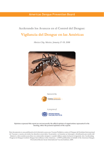 Vigilancia del Dengue en las Américas