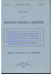 1965 - Vol. 20 No. 2 - Asociación Geológica Argentina