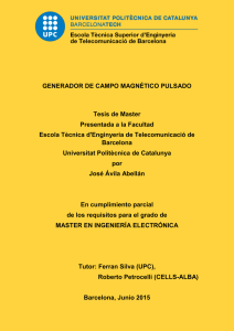 Master`s Thesis - Pàgina inicial de UPCommons