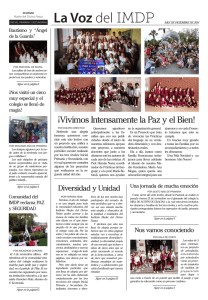 Diciembre de 2014 - Instituto Madre del Divino Pastor