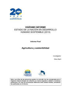 Agricultura y sostenibilidad