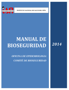 manual de bioseguridad - INSN Instituto Nacional de Salud del Niño