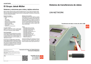Sistema de transferencia de datos UNI-NETWORK