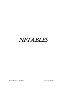 nftables - IES Gonzalo Nazareno