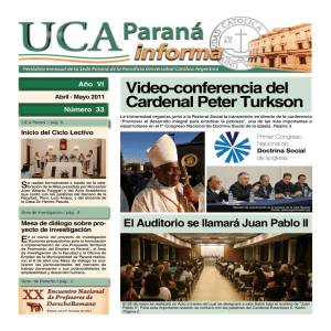 Video-conferencia del Cardenal Peter Turkson