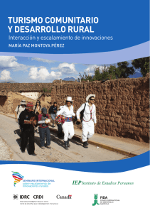 turismo comunitario y desarrollo rural