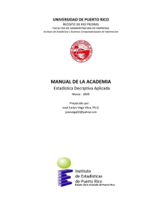 manual de la academia - Instituto de Estadísticas de Puerto Rico