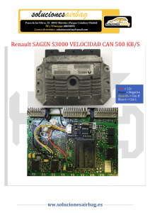 Renault SAGEN S3000 VELOCIDAD CAN 500 KB/S