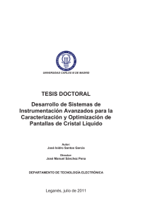 TESIS DOCTORAL Desarrollo de Sistemas de Instrumentación