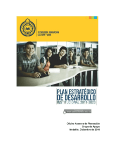 Plan de Desarrollo 2011-2020 - Institución Universitaria Pascual