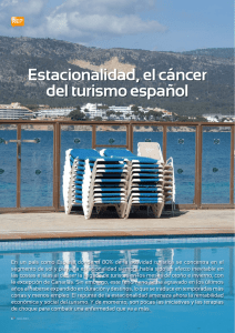 Estacionalidad, el cáncer del turismo español